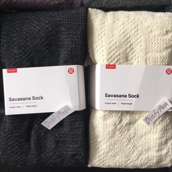 Lululemon Savasana Thigh High Socks Over The Knee - Picture 3 of 5